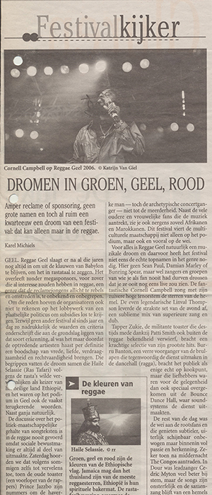 40 jaar Reggae Geel: the Beljam Years