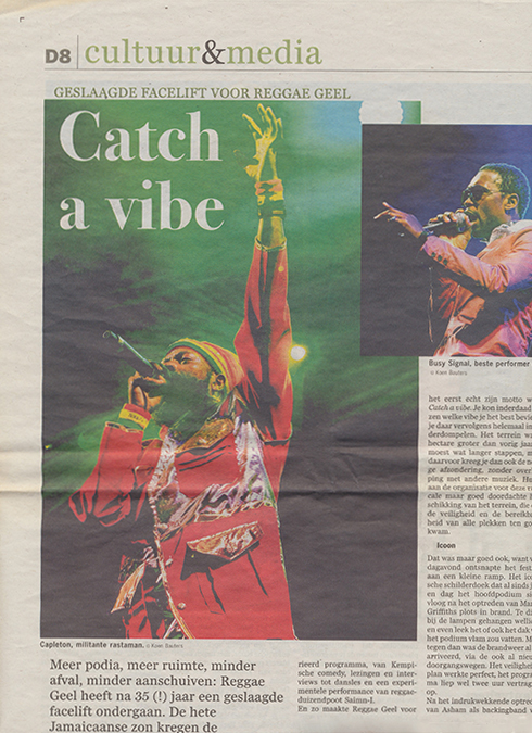 40 jaar Reggae Geel: meer nieuwe records