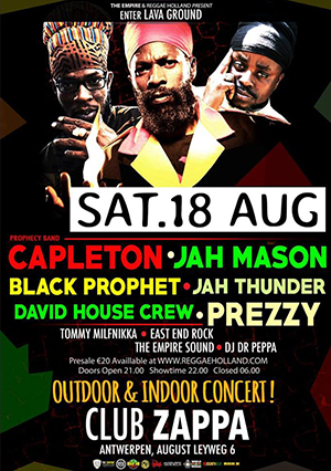 Outdoor Summer Reggae Party at Zappa: Le feu a du mal à prendre!