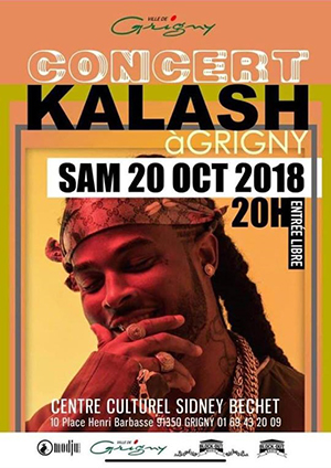 Kalash enflamme le centre culturel Sidney Bechet de Grigny!