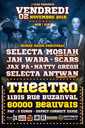 Reggae Ragga Dancehall Party #2 à Beauvais!