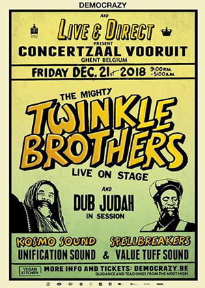 No fillers, strictly killers: Twinkle Brothers in topvorm @ Vooruit