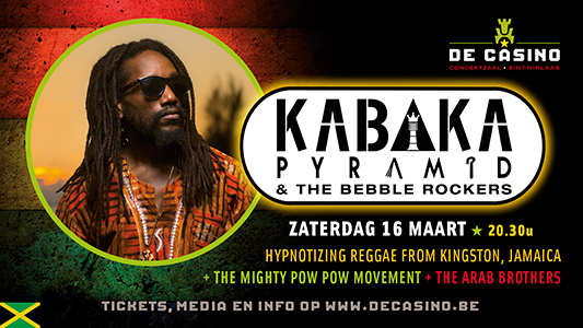 Kabaka Pyramid, allround toptalent @ De Casino