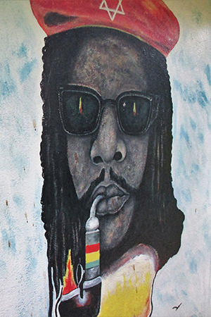 Jah Shakespear in Jamaica: Op het graf van Peter Tosh, 'Legalize It'!