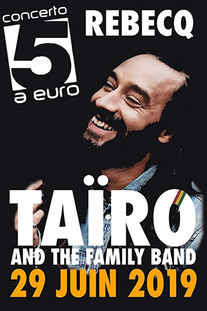 Taïro donne du love aux festivaliers du Concerto à 5€ de Rebecq
