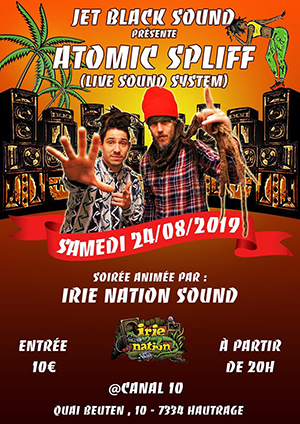 Le sound system a frappé au Canal 10 de Hautrage