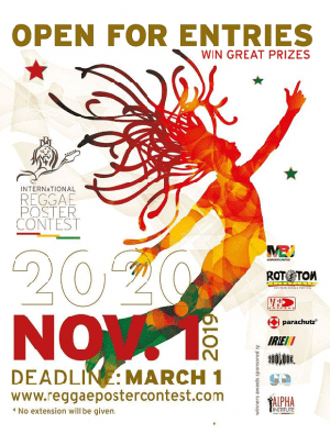 Grafische ontwerpers en affichemakers: schrijf u nu in voor de International Reggae Poster Contest!