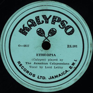 Creation Tunes: 'Etheopia' (Lord Lebby & The Jamaican Calypsonians, 1956)