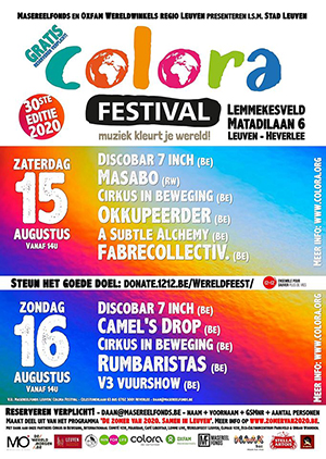 Meeste evenementen geannuleerd door COVID-19, Colora Festval gaat wel nog door!