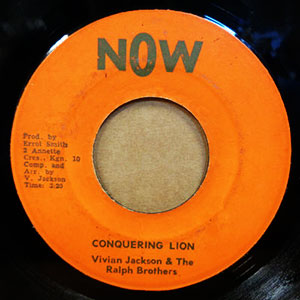 Creation Tunes: 'Conquering Lion' (Vivian Jackson & The Ralph Brothers, 1972)
