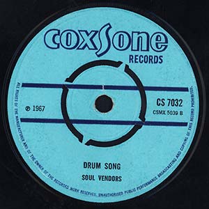 Creation Tunes: 'Drum Song' (Soul Vendors, 1967)