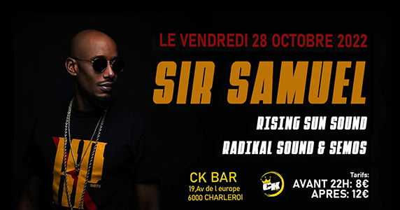 Sir Samuel de Saïan Supa Crew fait transpirer le CK Bar de Charleroi!
