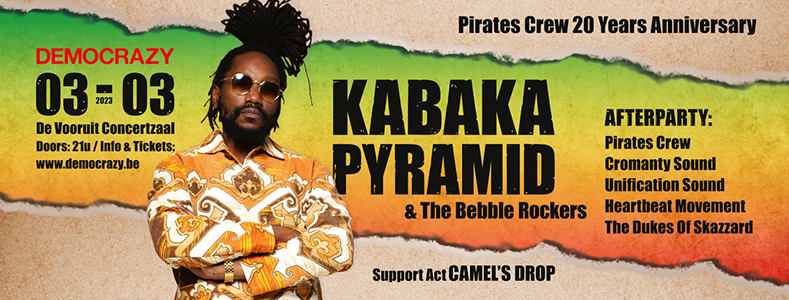 Kabaka Pyramid in Kunstencentrum VIERNULVIER: of hoe het een feest zonder noodzaak werd