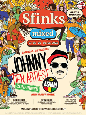 Feest in Boechout met Johnny Den Artiest en Asham band op Sfinks Mixed!