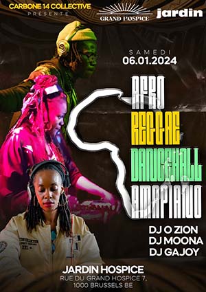 Le reggae a résonné au Jardin Hospice de Bruxelles avec Carbone 14 Collective!