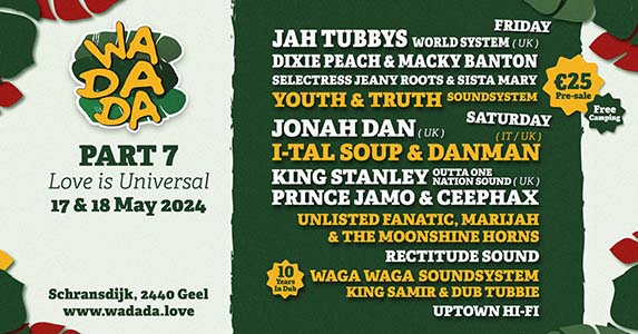 Wadada Festival 2024: dub vibes boven weer en wind