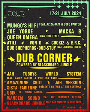 Dub en reggae zijn helemaal terug van nooit weg geweest op Dour 2024!